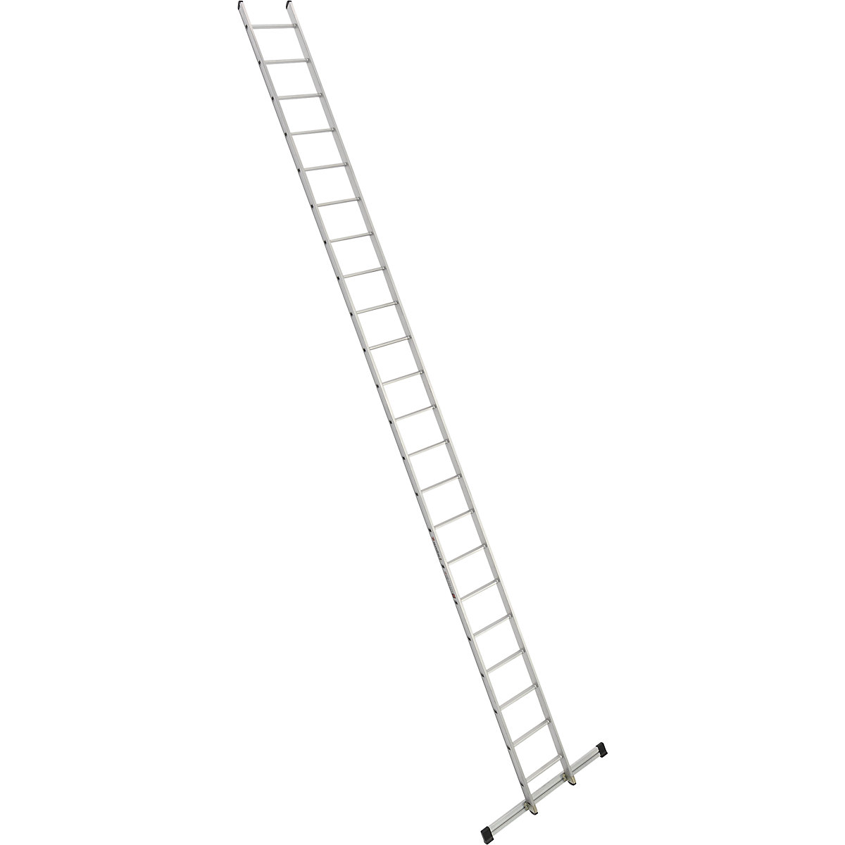 Lean to rung ladder – euroline, width 410 mm, 22 rungs with beam-5