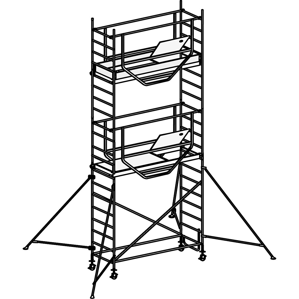 ADVANCED SAFE-T 7075 mobile access tower – HYMER (Product illustration 29)-28