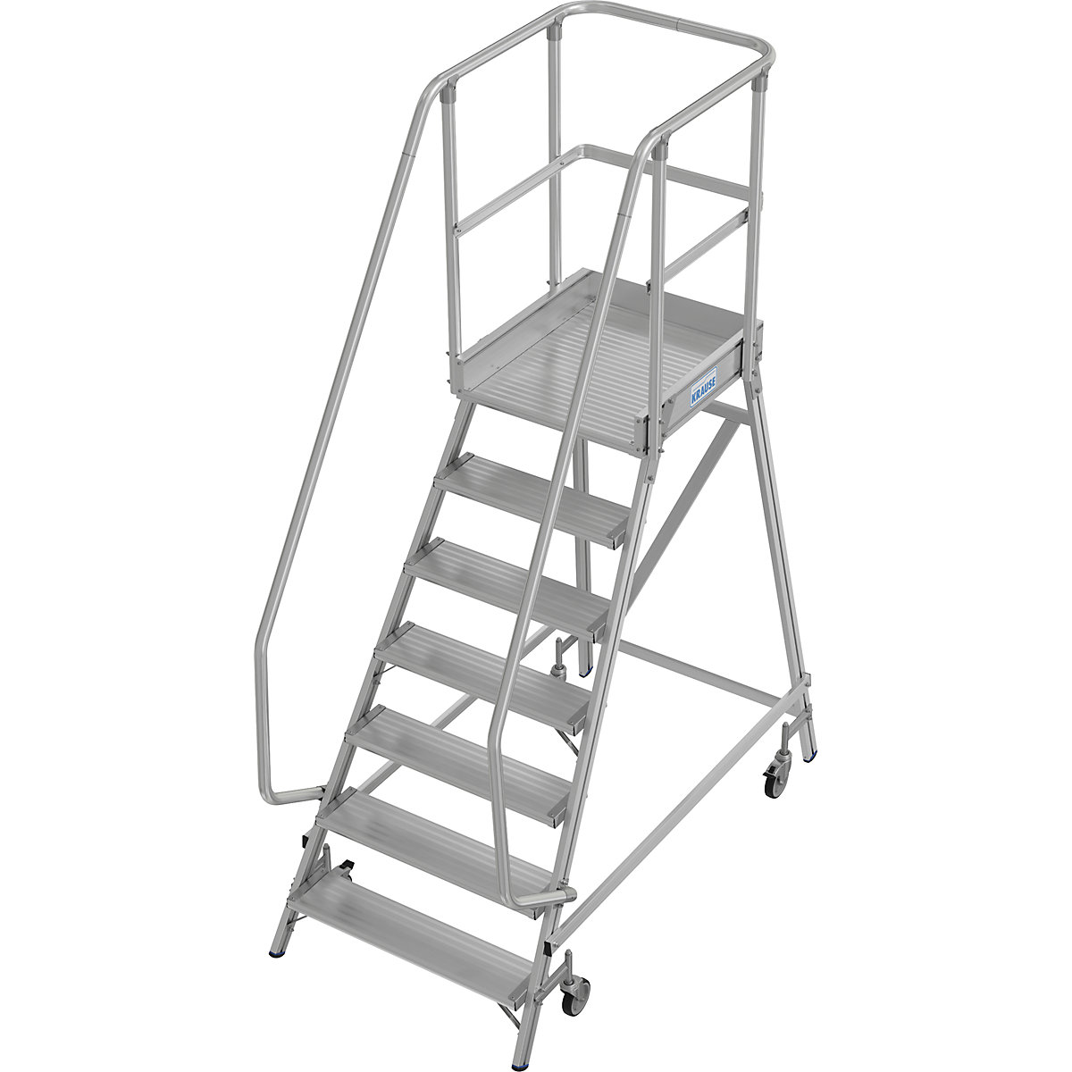 Mobile safety steps – KRAUSE, single sided access, 7 steps-11