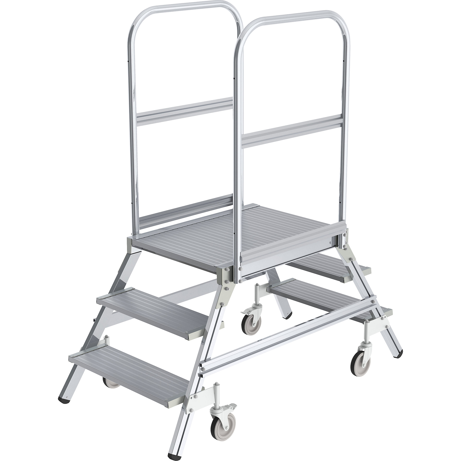 Platform steps with double sided access – MUNK: platform and steps made ...