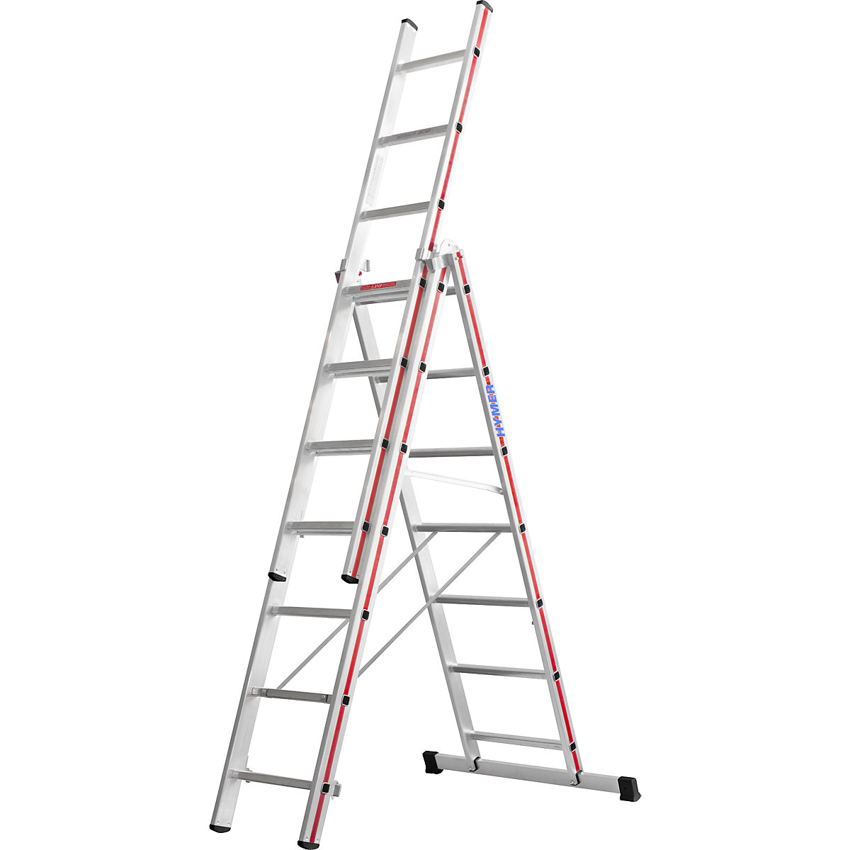 Aluminium multi-purpose ladder - HYMER