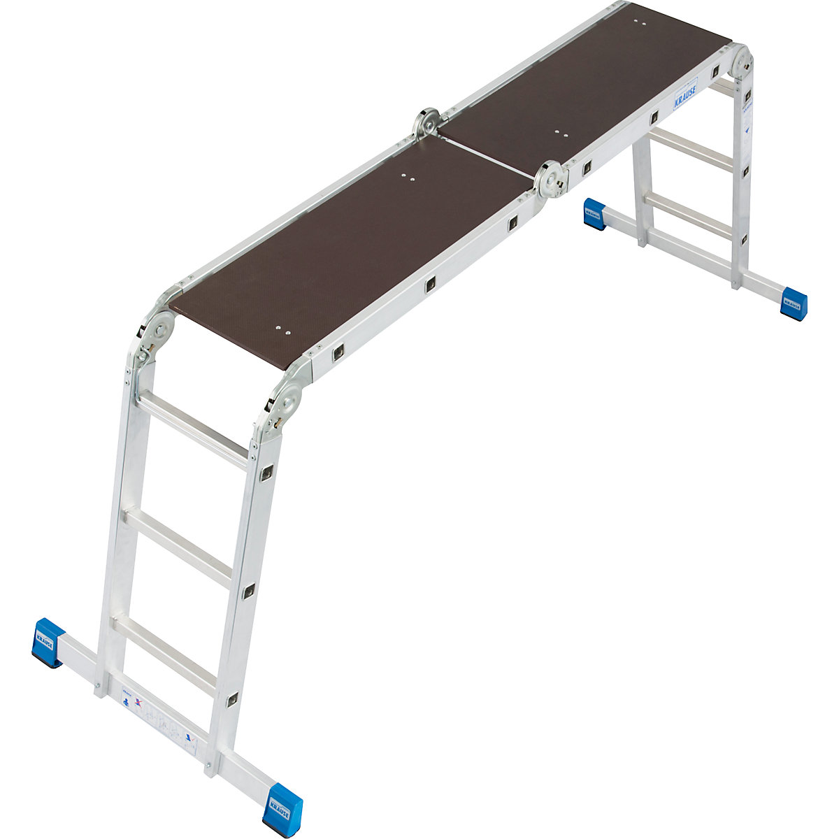 STABILO hinged multipurpose ladder KRAUSE can be used as a lean to