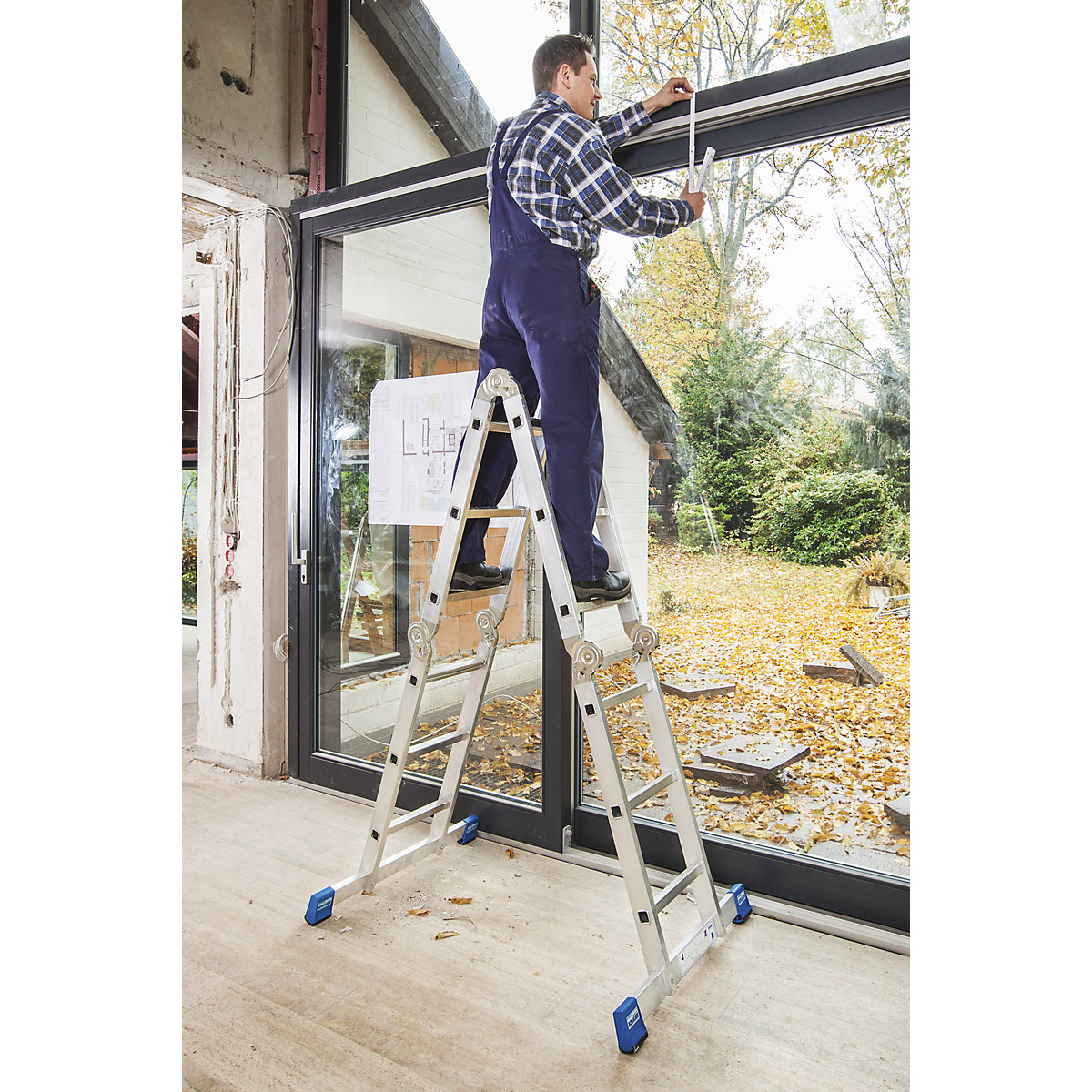 STABILO hinged multipurpose ladder – KRAUSE (Product illustration 20)-19