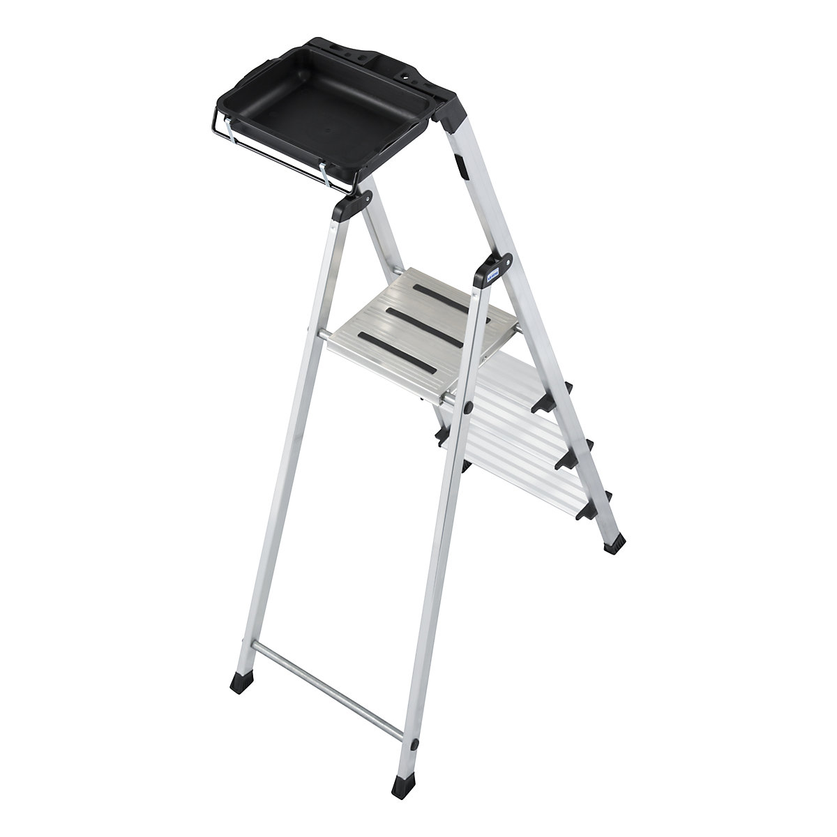 KRAUSE – Aluminium step ladder, with a MultiGrip system, 4 steps