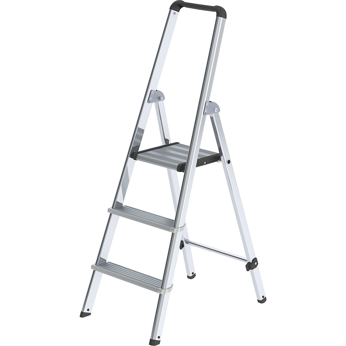 Aluminium step ladder, single sided access – MUNK