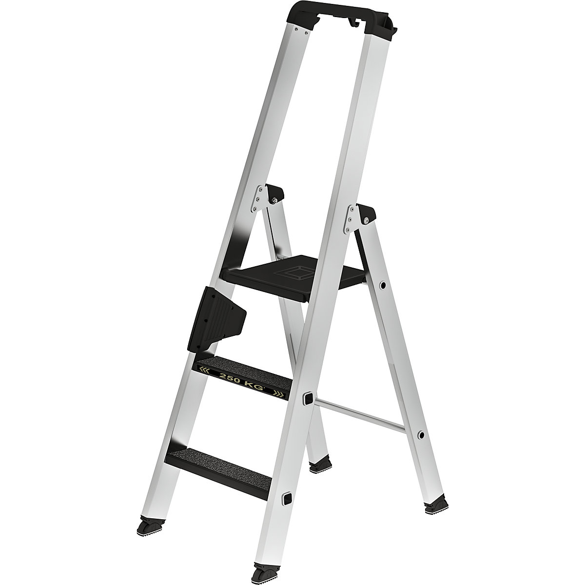 CLIP-STEP step ladder – MUNK, single sided access, slip resistant R13, durable, 3 steps-11