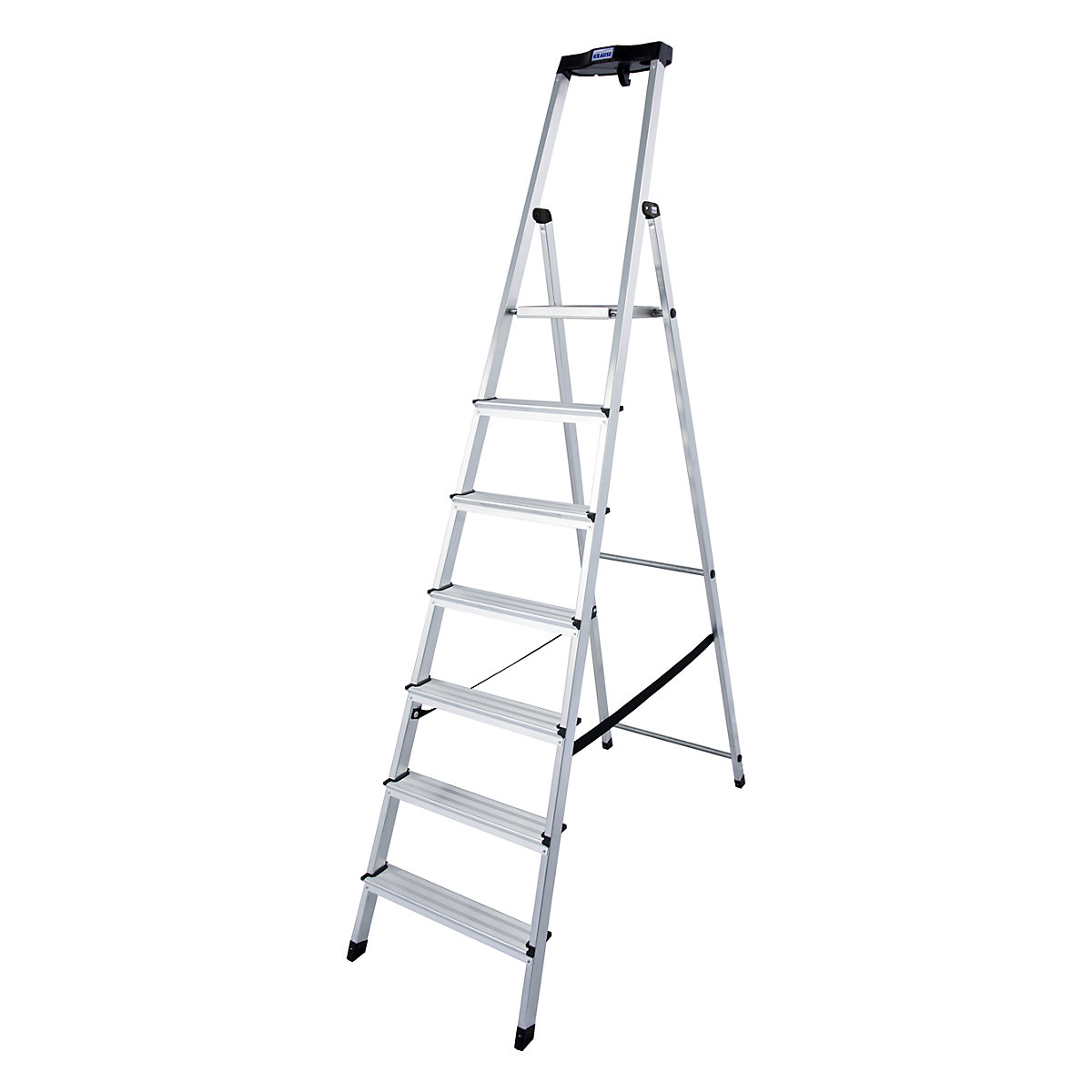 Step ladder – KRAUSE, with safety platform and non-slip strips, 7 steps-9