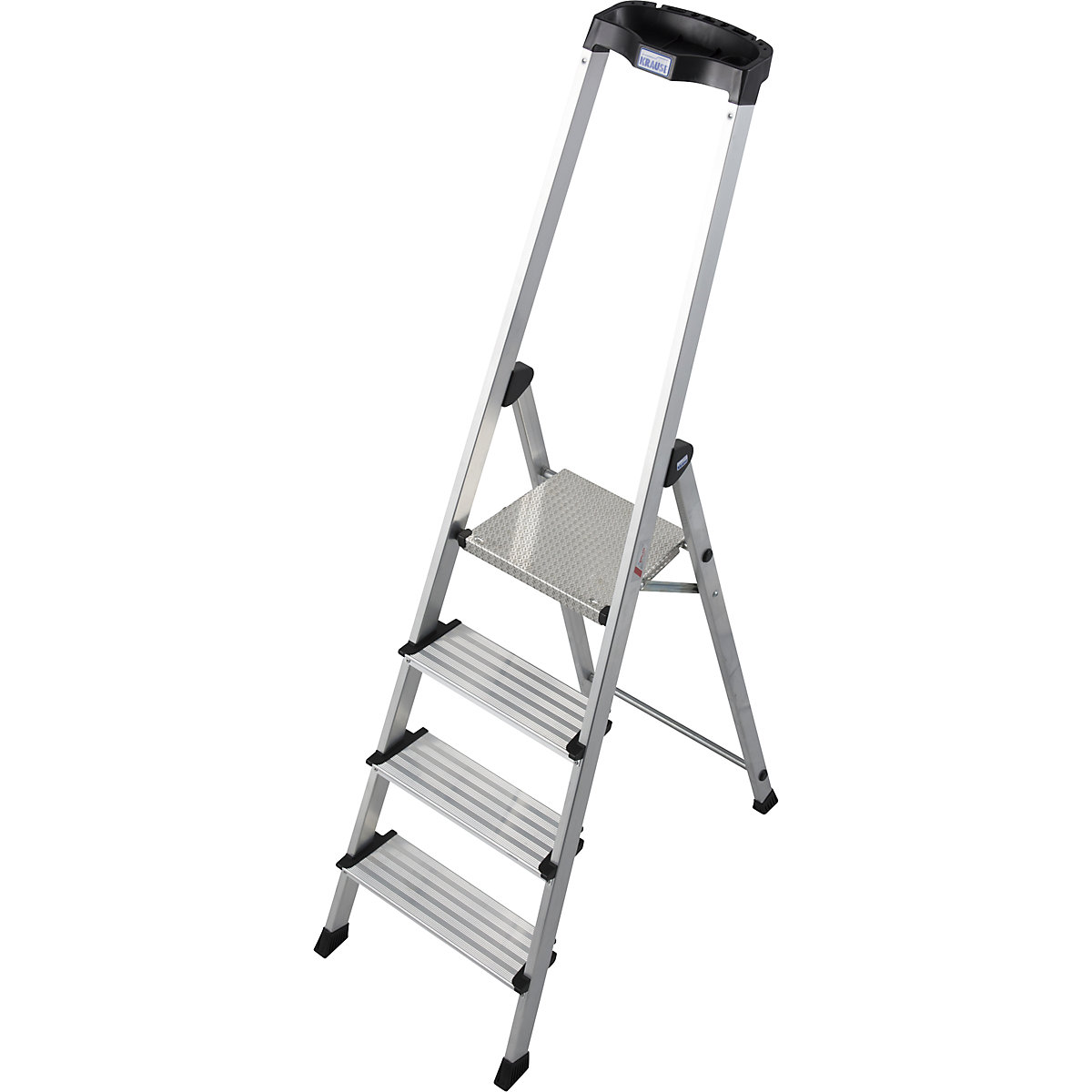 Step ladder – KRAUSE, with high safety rail, 4 steps, 5+ items-7