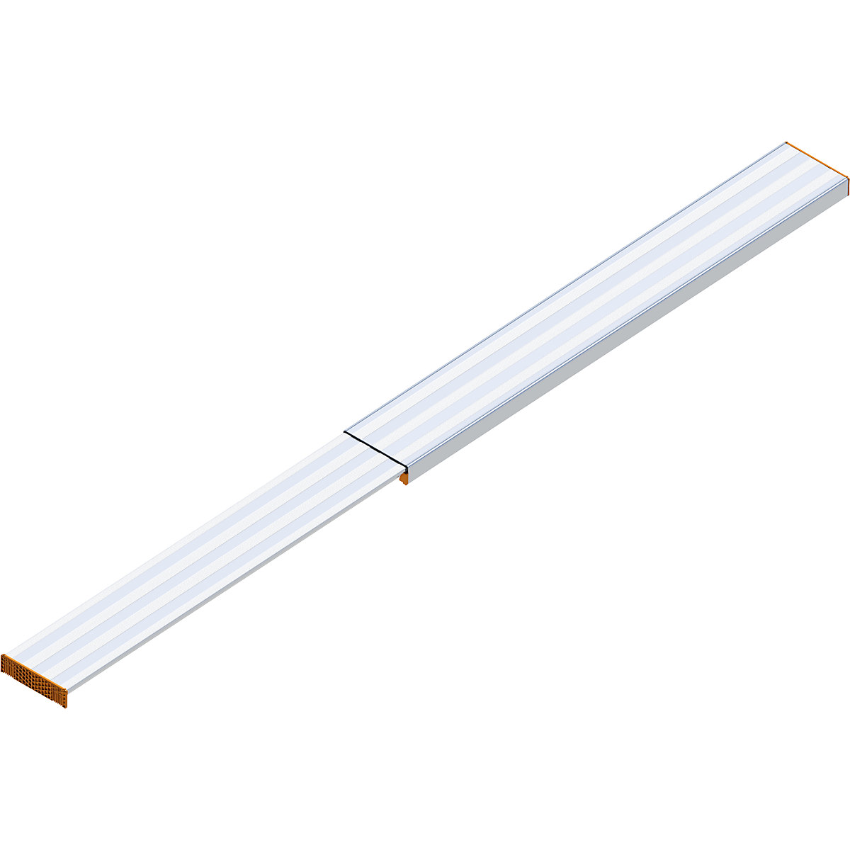 Aluminium telescopic plank – Layher, max. load 150 kg, length 2.3 m – 4 m-6