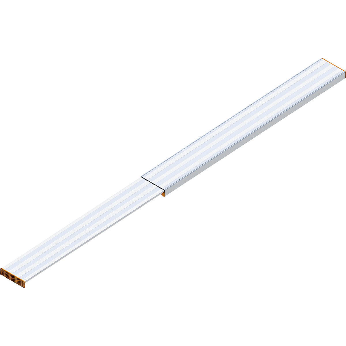 Aluminium telescopic plank – Layher, max. load 150 kg, length 2.5 m – 4.4 m-3