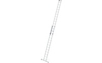 Height adjustable lean-to ladder