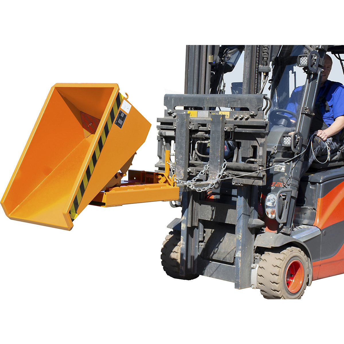 Mini-Kippbehälter für Späne eurokraft pro (Produktabbildung 5)-4