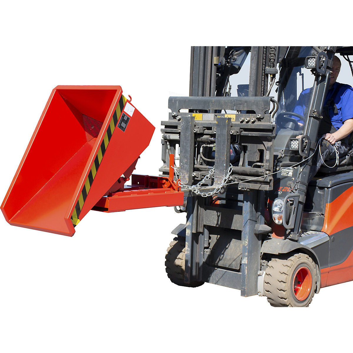 Mini-Kippbehälter für Späne eurokraft pro (Produktabbildung 6)-5