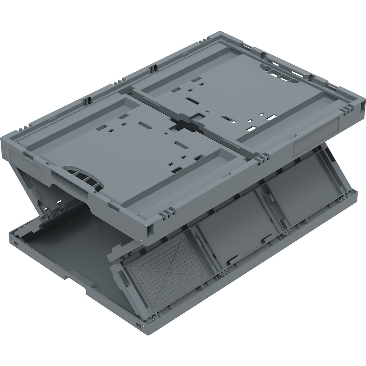 Faltbox aus recyceltem Regenerat (Produktabbildung 3)-2
