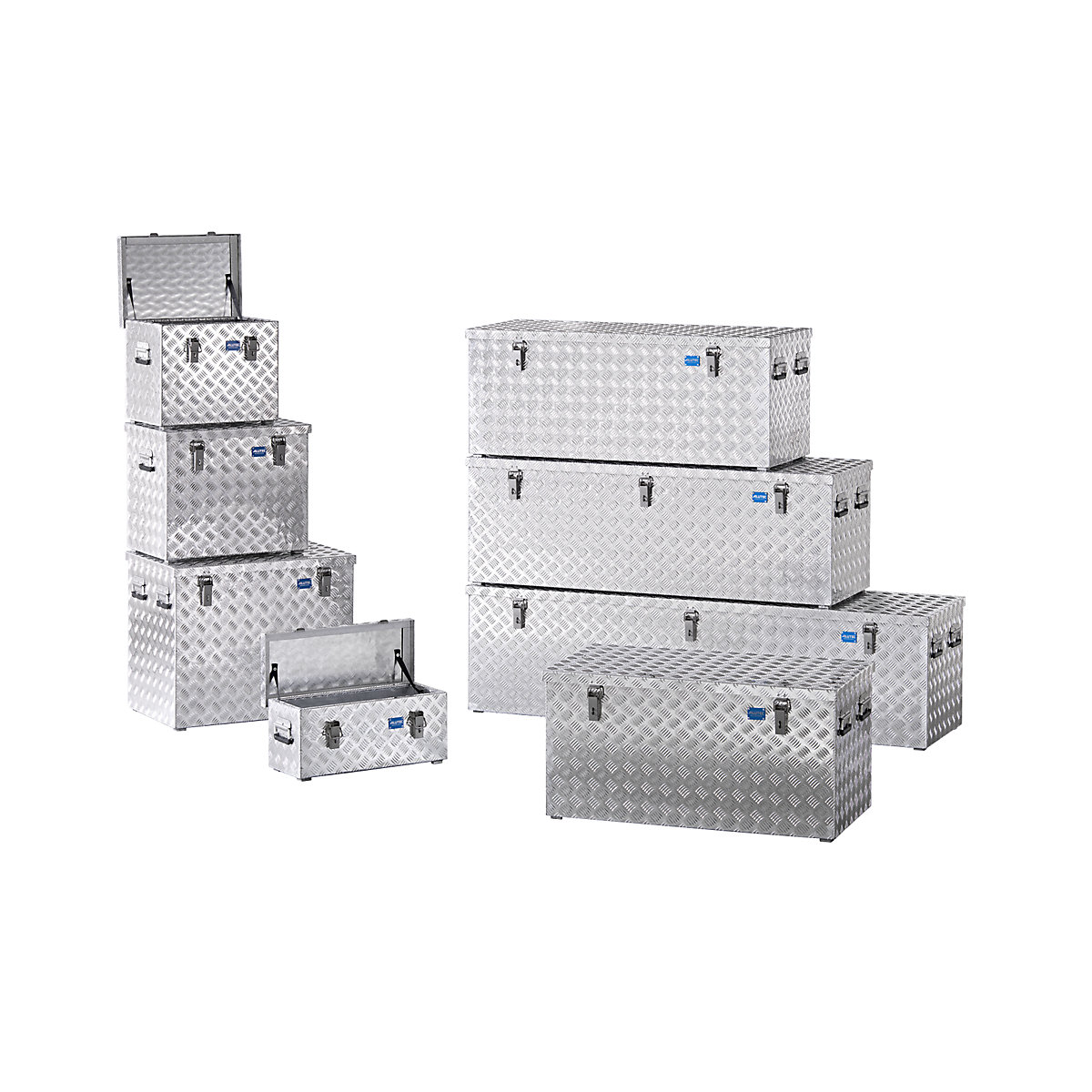 Alu-Transportkiste Riffelblech (Produktabbildung 2)-1