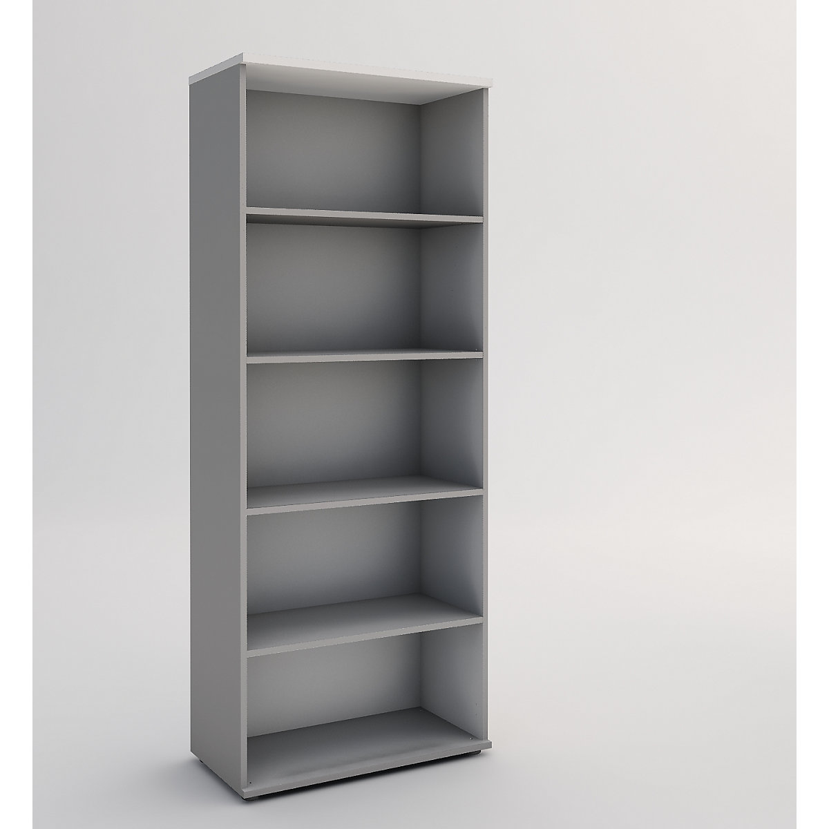 Kaiserkraft Portland Office Shelf Light Gray White 5