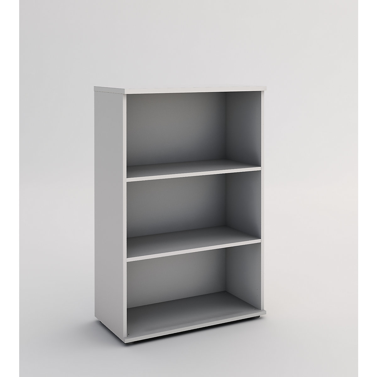Kaiserkraft Portland Bookshelf White Brushed 9