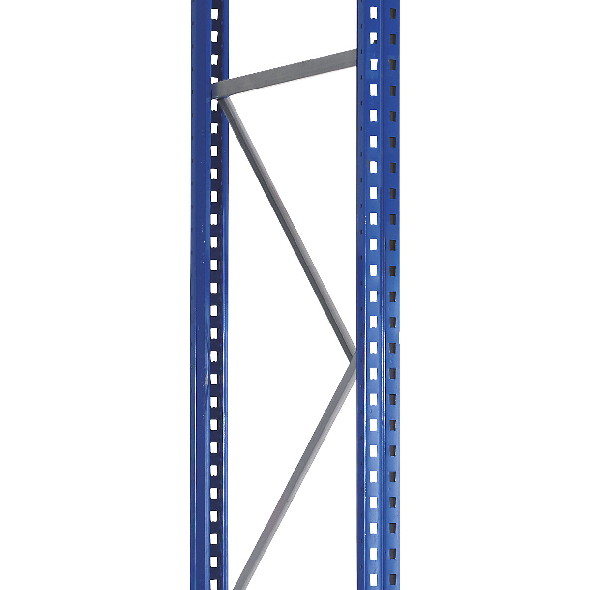 SCHULTE Pallet Racking End Frame Steel Traffic Blue 100x1100x4000 mm 5