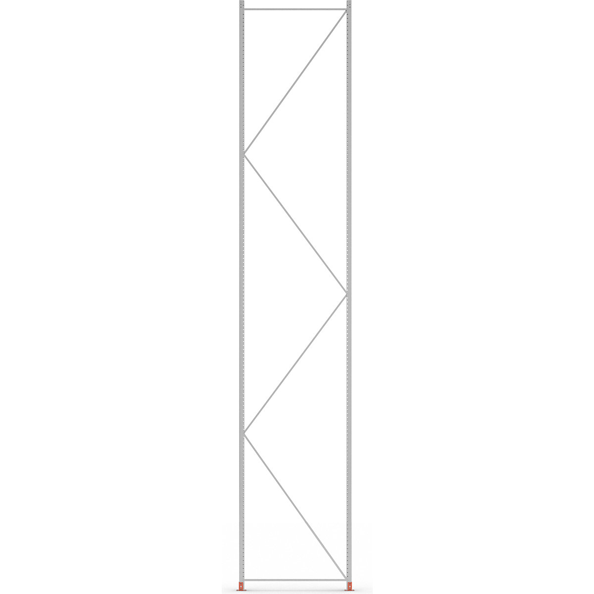 Kaiserkraft Space Pallet Rack Frame Galvanized 5500x1100 mm 5