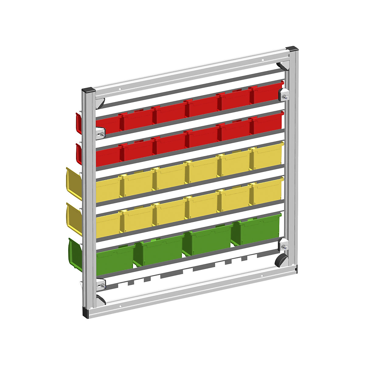 Wandregal mit Sichtlagerkästen (Produktabbildung 2)-1