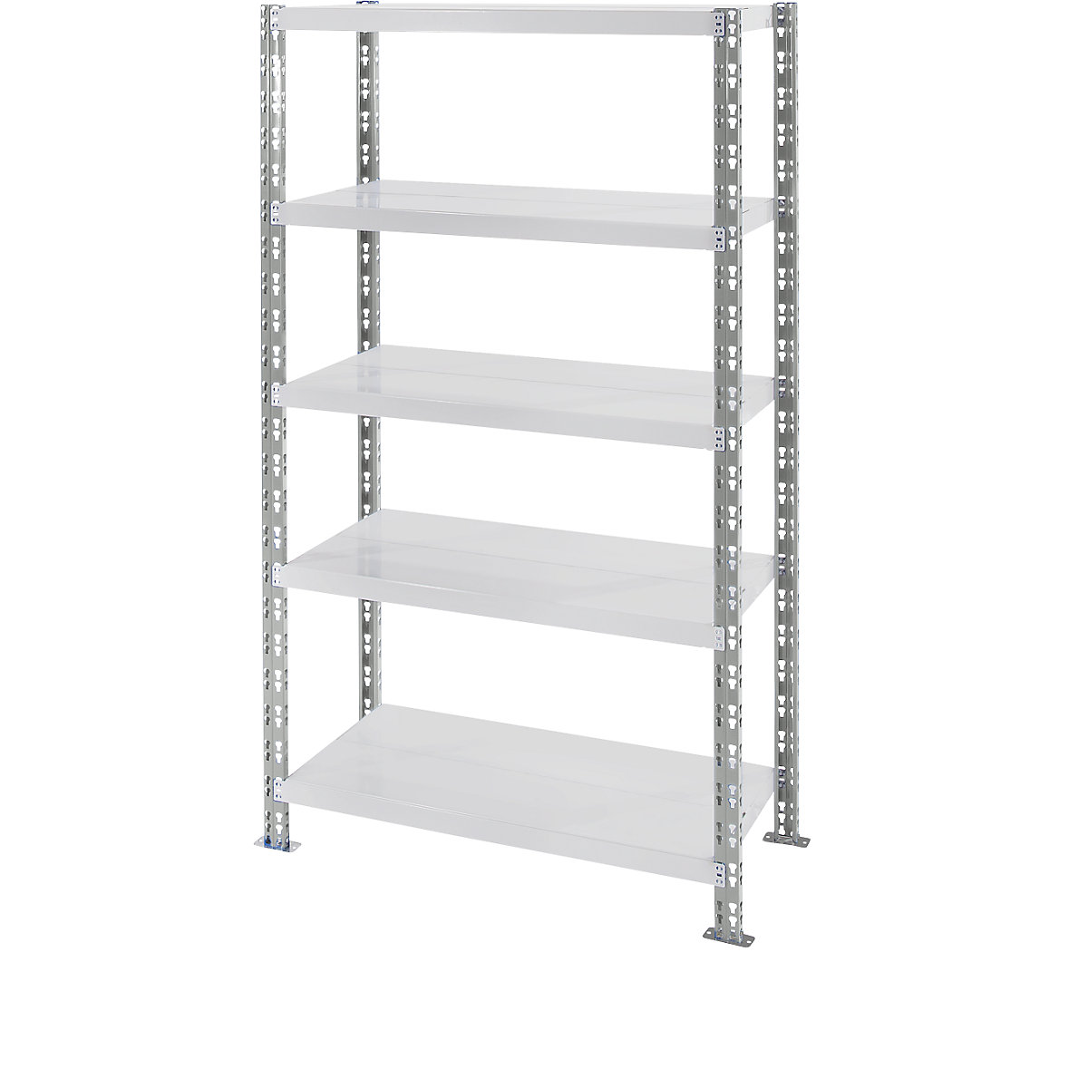 Universalsteckregal, Stahlblechböden, HxBxT 1820 x 1050 x 400 mm, Grundregal-13