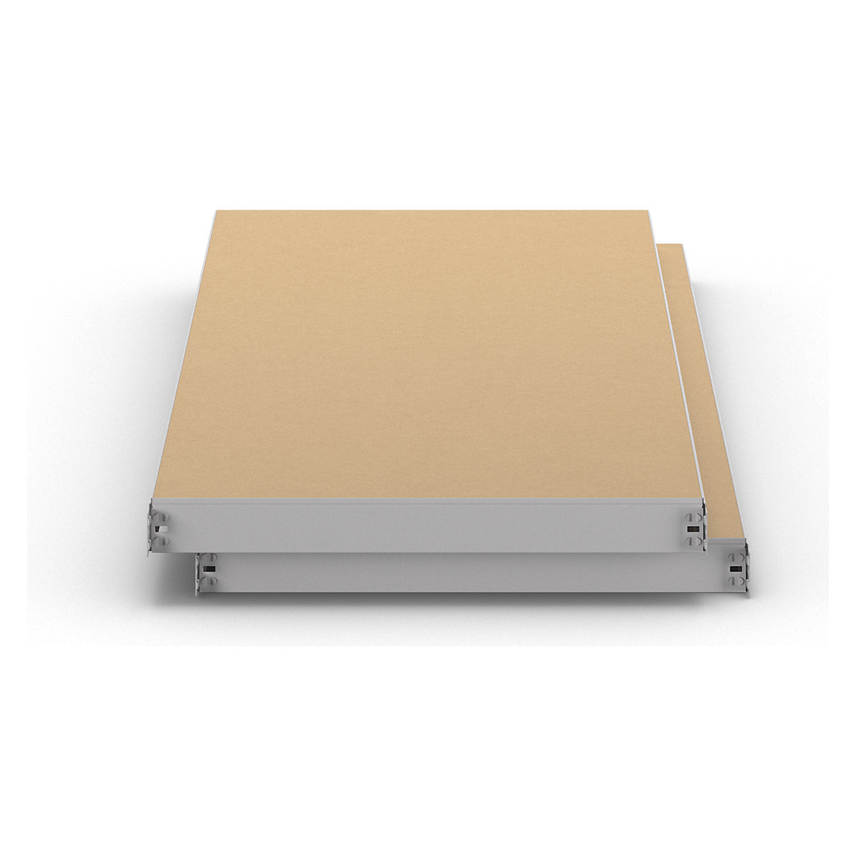 Spanplattenboden, VE 2 Stk eurokraft basic (Produktabbildung 3)-2