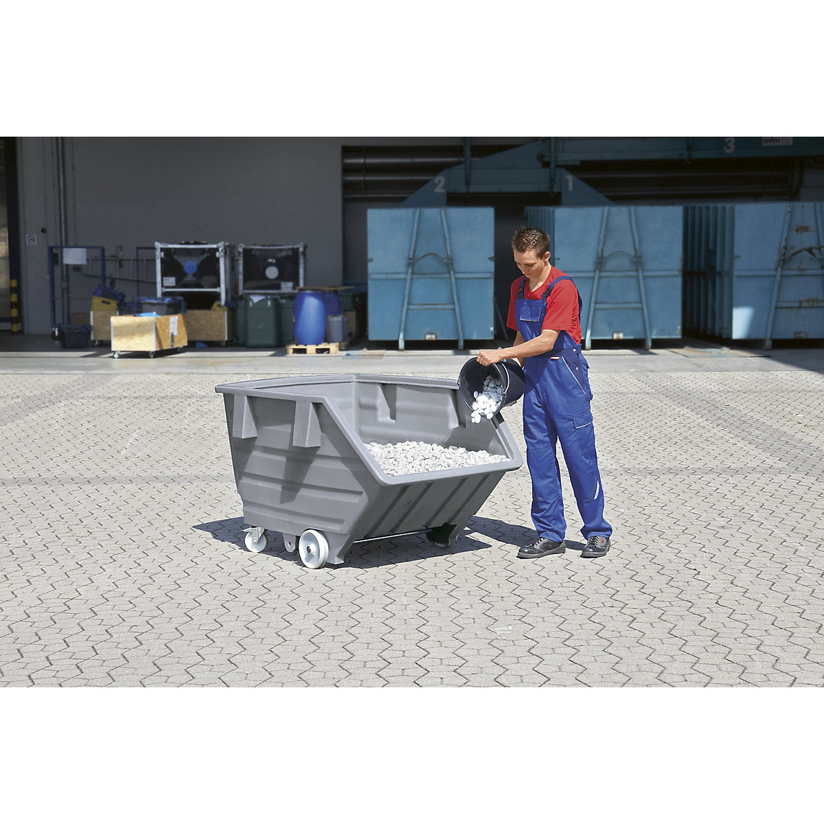 Kippbehälter aus Polyethylen (Produktabbildung 3)-2