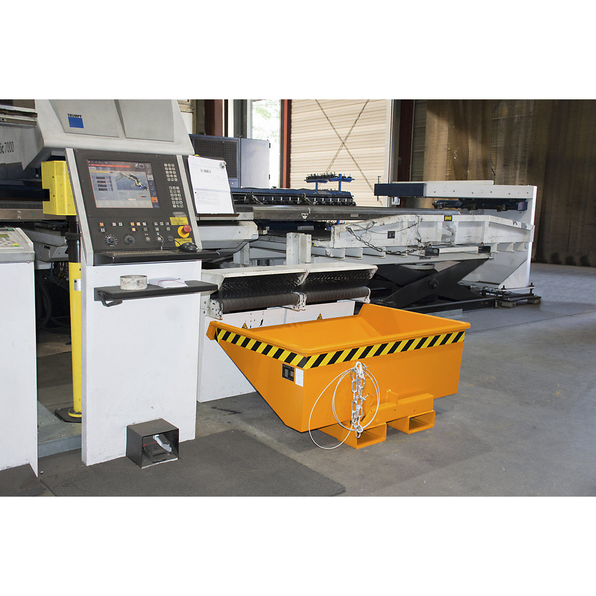 Kippbehälter inkl. Abrollmechanismus eurokraft pro (Produktabbildung 4)-3