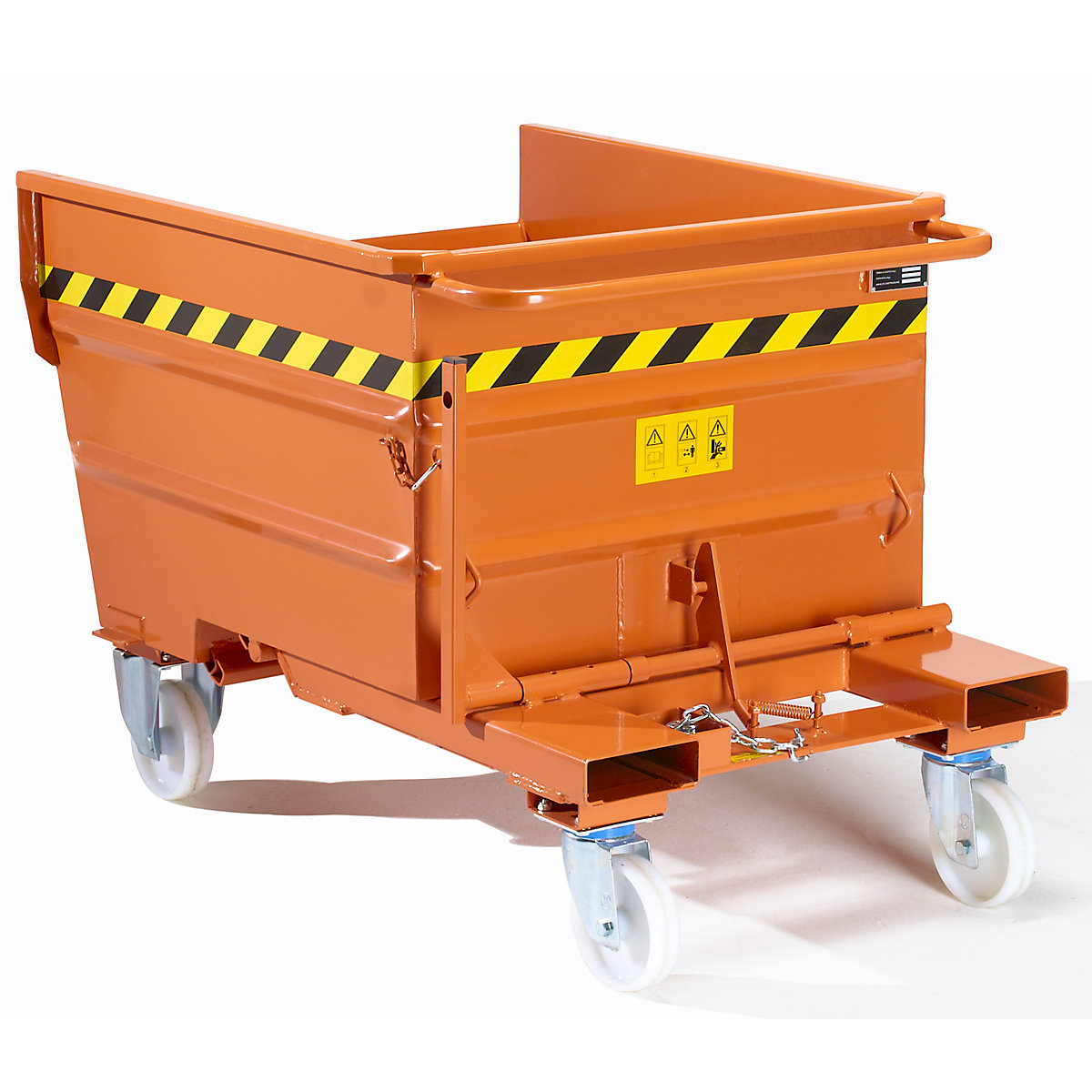 Mobiler Kippbehälter mit Klappmechanismus (Produktabbildung 2)-1
