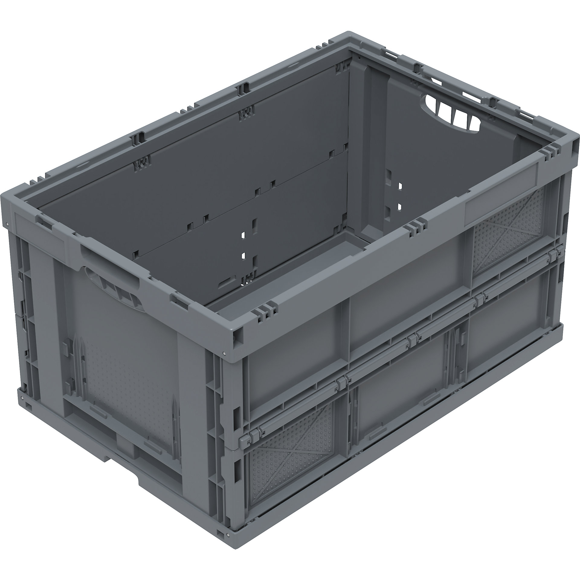 Stabile Klappboxen und Faltboxen mit Deckel kaufen | kaiserkraft
