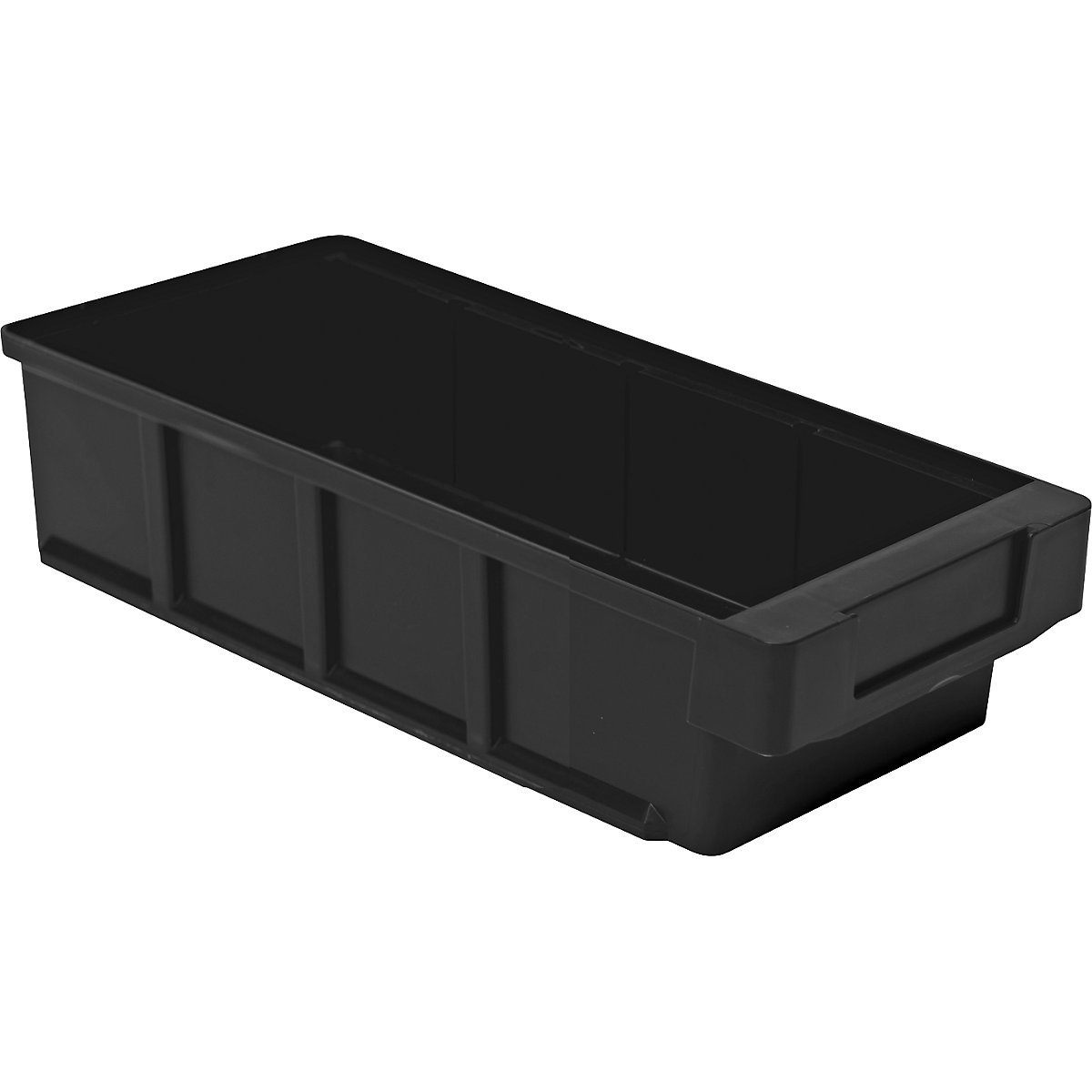 ESD-Kleinteilebox, aus Polypropylen, LxBxH 600 x 152 x 83 mm, VE 10 Stk