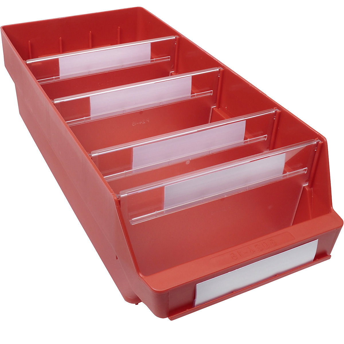 Regalkasten aus hochschlagfestem Polypropylen STEMO, rot, LxBxH 500 x 240 x 150 mm, VE 10 Stk-8