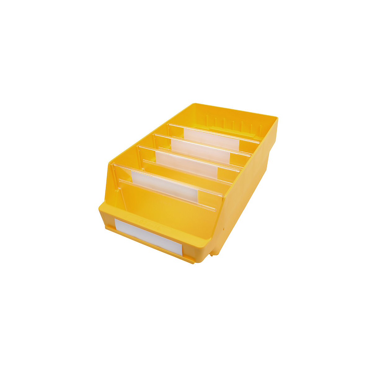 STEMO Regalkasten aus hochschlagfestem Polypropylen, gelb, LxBxH 400 x 240 x 150 mm, VE 10 Stk