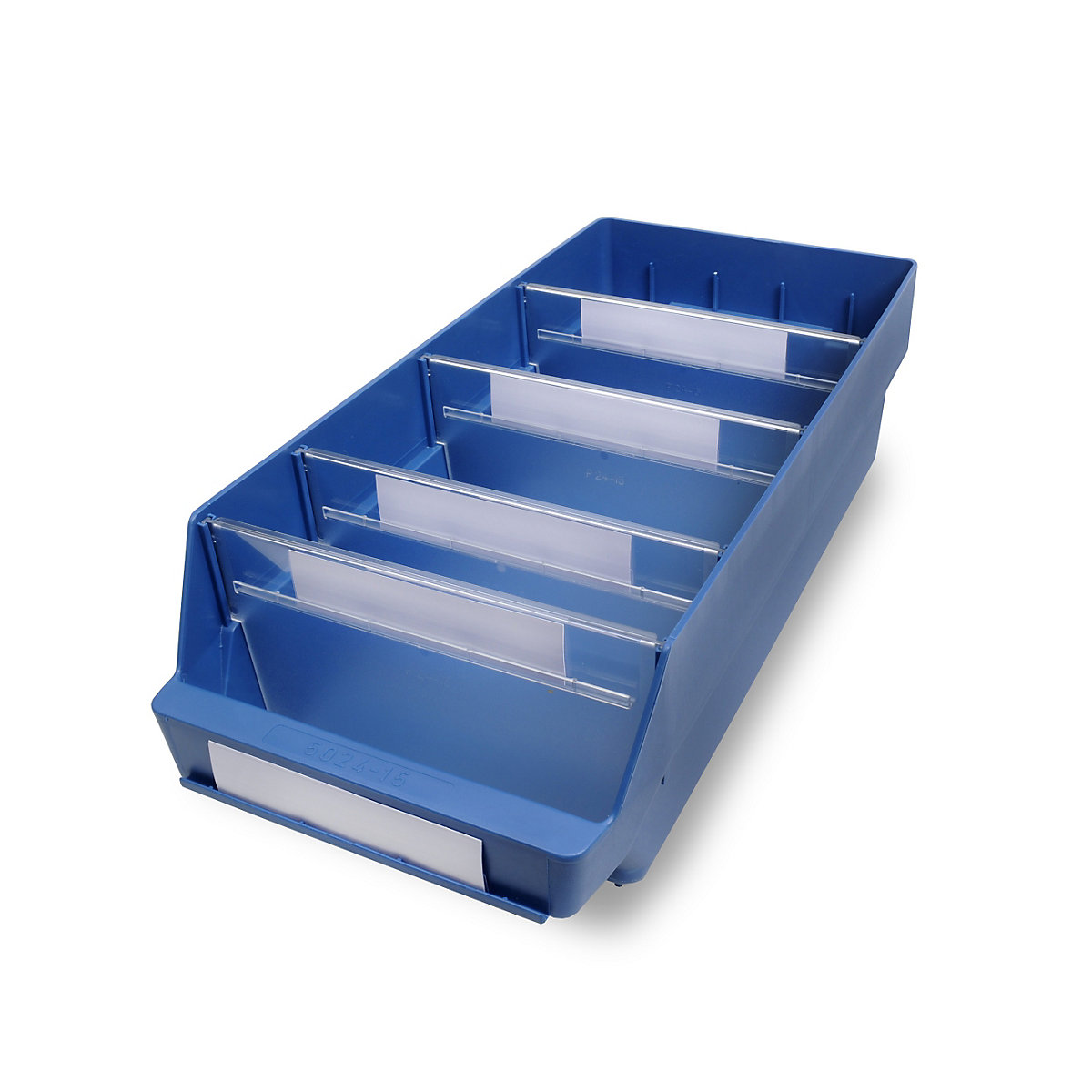 STEMO Regalkasten aus hochschlagfestem Polypropylen, blau, LxBxH 500 x 240 x 150 mm, VE 10 Stk