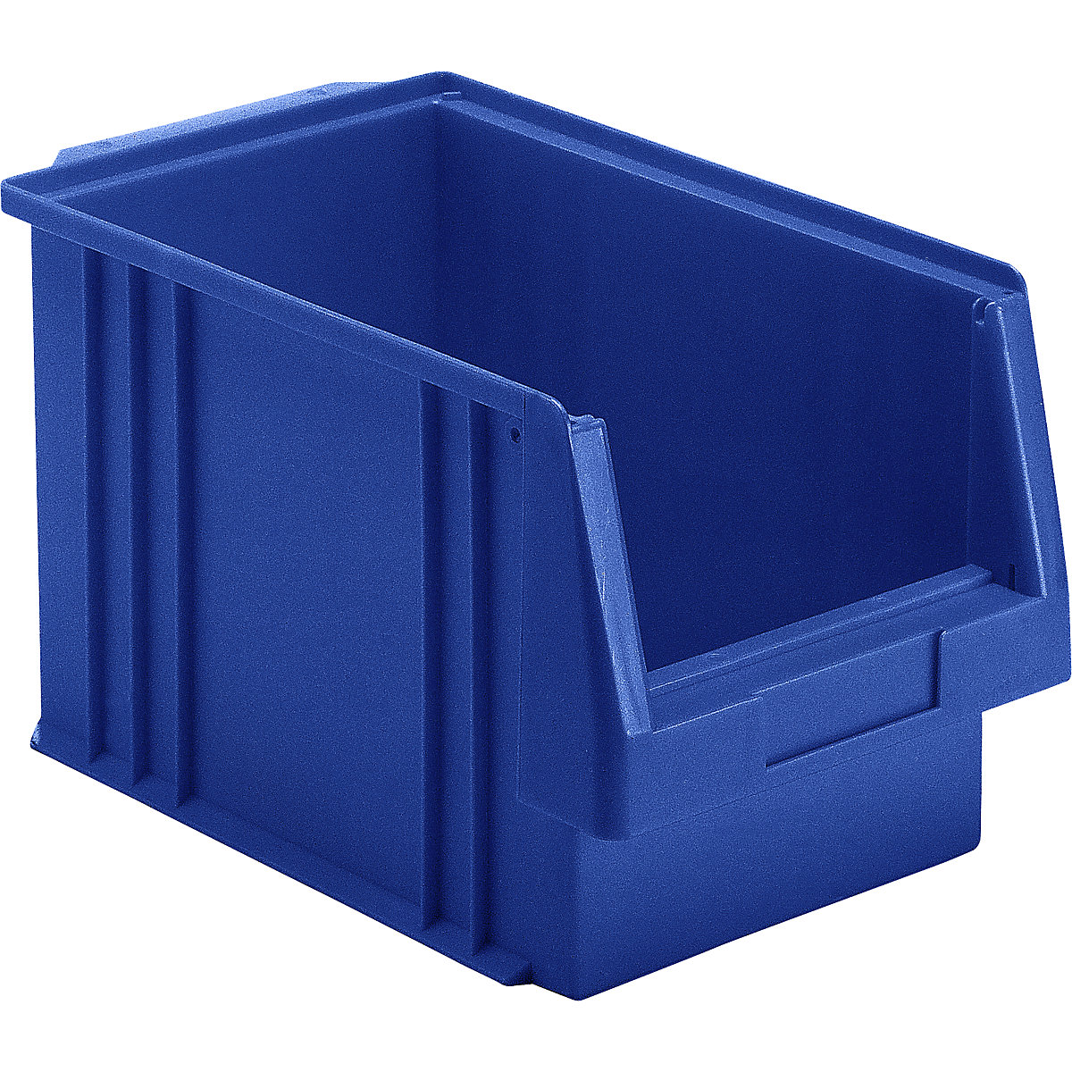 Sichtlagerkasten aus Polypropylen, LxBxH 348 x 213 x 200 mm, VE 10 Stk, blau-7