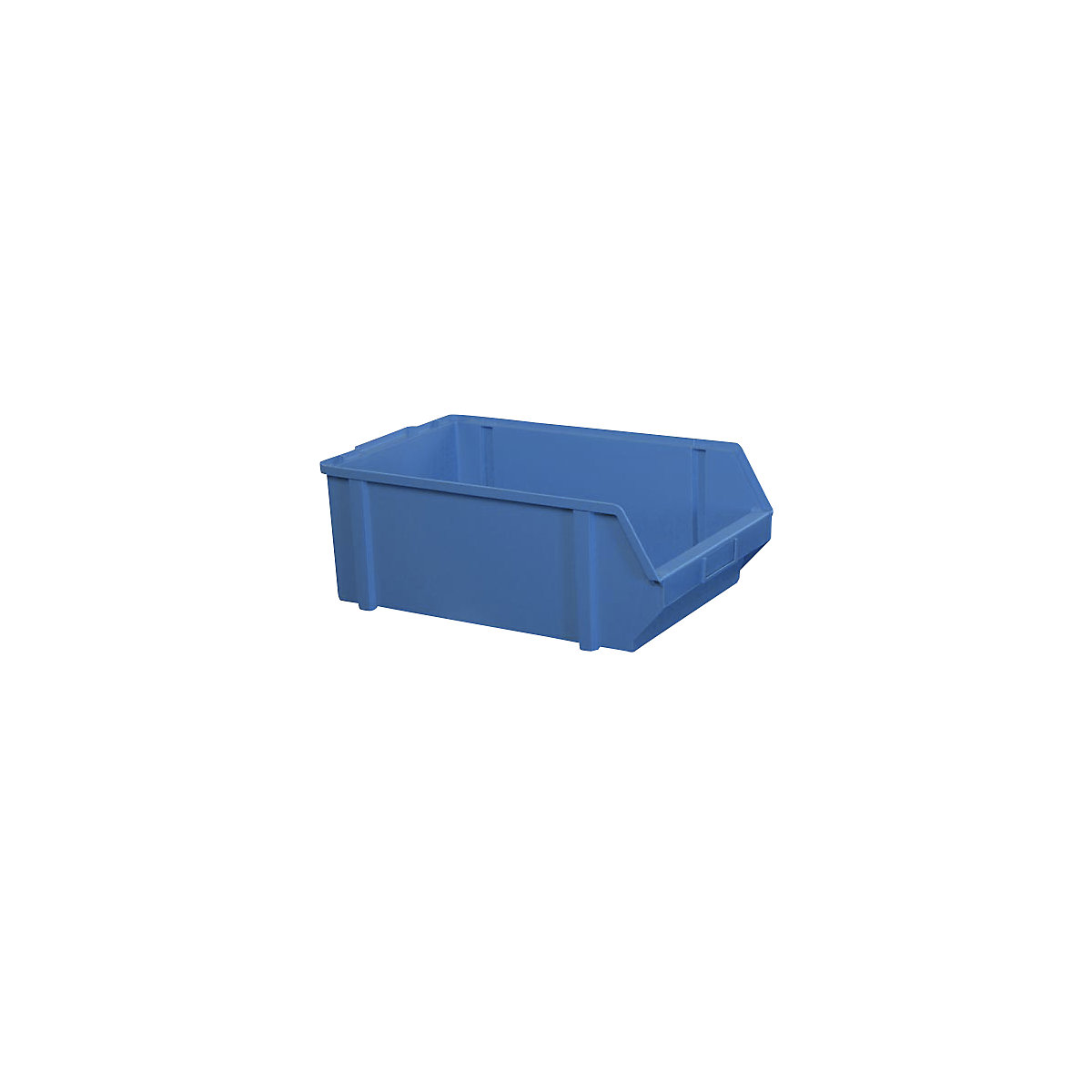 Sichtlagerkasten aus Polystyrol, Länge 500 mm, BxH 303 x 180 mm, VE 5 Stk, blau-19