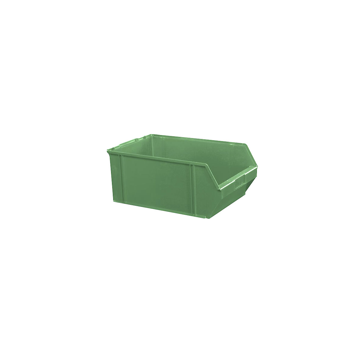 Sichtlagerkasten aus Polystyrol, Länge 500 mm, BxH 309 x 200 mm, VE 4 Stk, grün-17