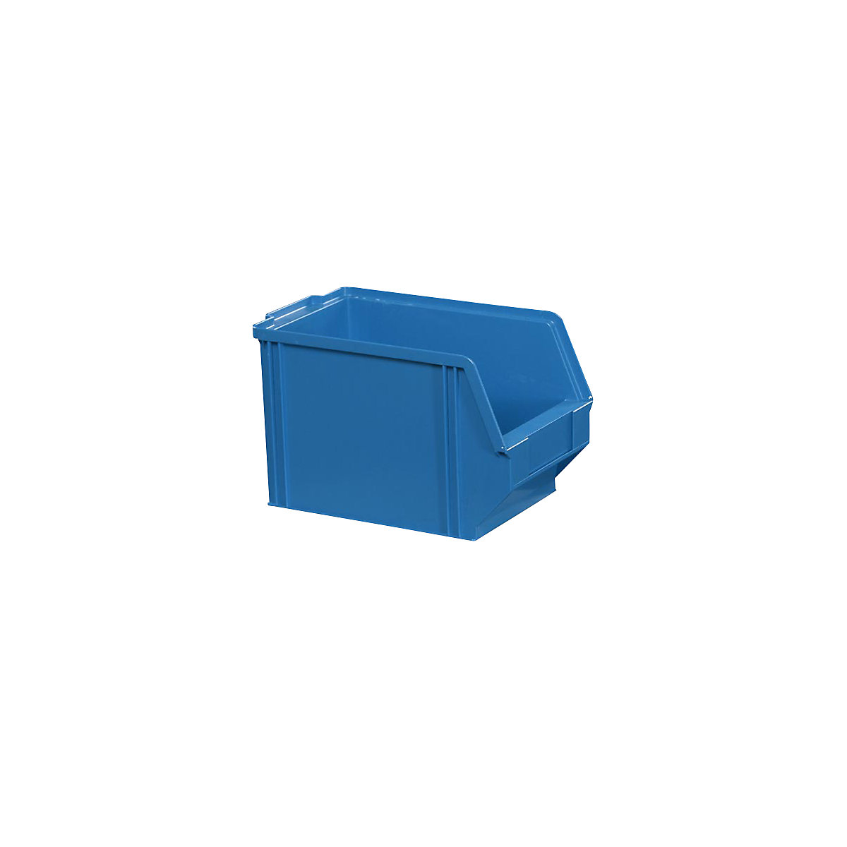 Sichtlagerkasten aus Polystyrol, Länge 230 mm, BxH 146 x 150 mm, VE 40 Stk, blau-4