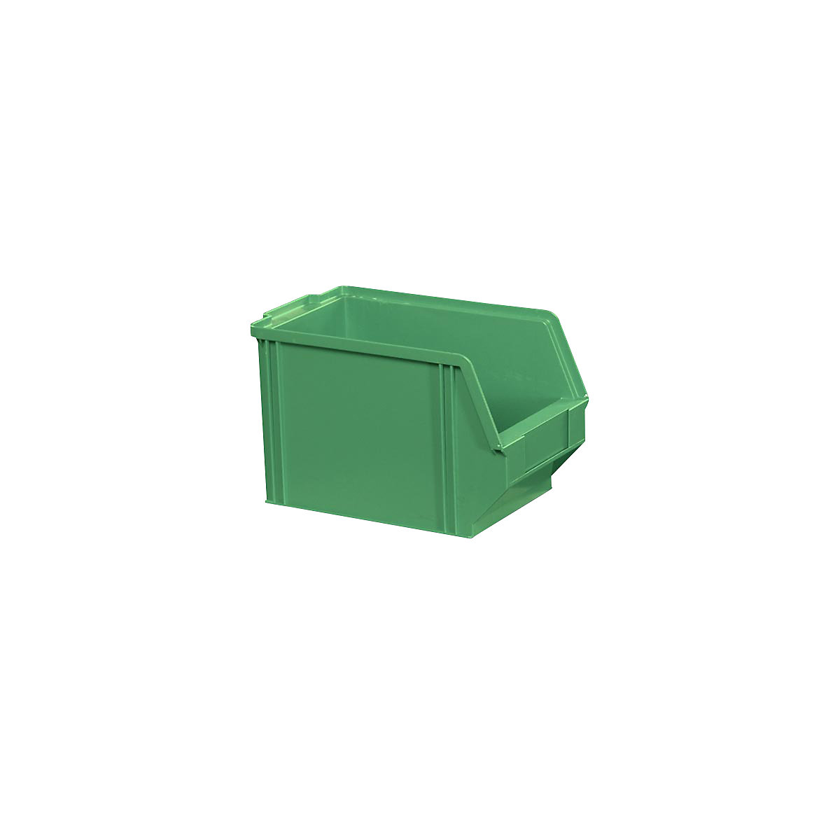 Sichtlagerkasten aus Polystyrol, Länge 230 mm, BxH 146 x 150 mm, VE 40 Stk, grün-10