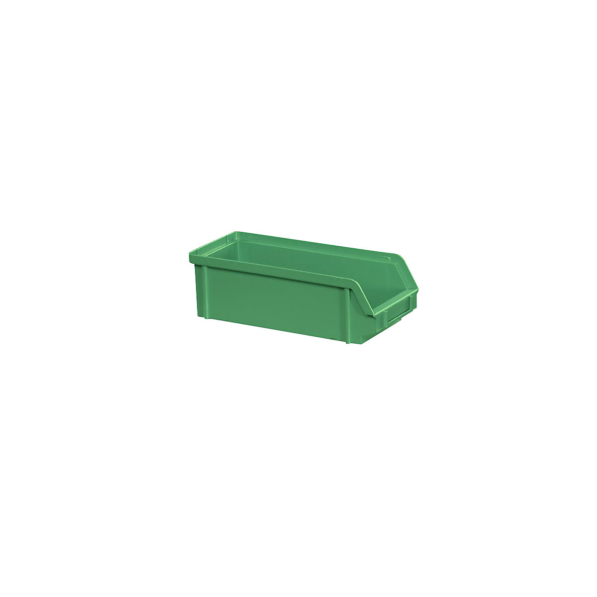 Sichtlagerkasten aus Polystyrol, Länge 230 mm, BxH 102 x 75 mm, VE 24 Stk, grün-13