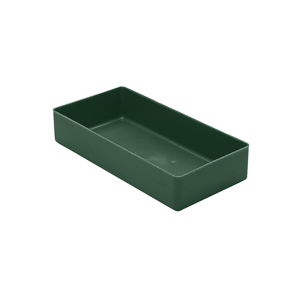 Einsatzkasten, Höhe 40 mm, grün, LxB 198 x 99 mm, VE 50 Stk