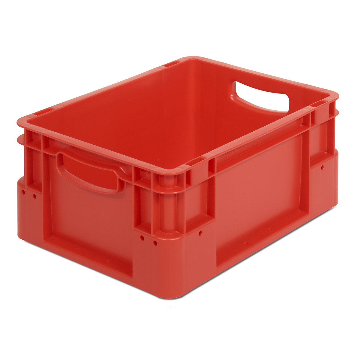 Industriebehälter, Inhalt 15 l, LxBxH 400 x 300 x 180 mm, VE 5 Stk, rot