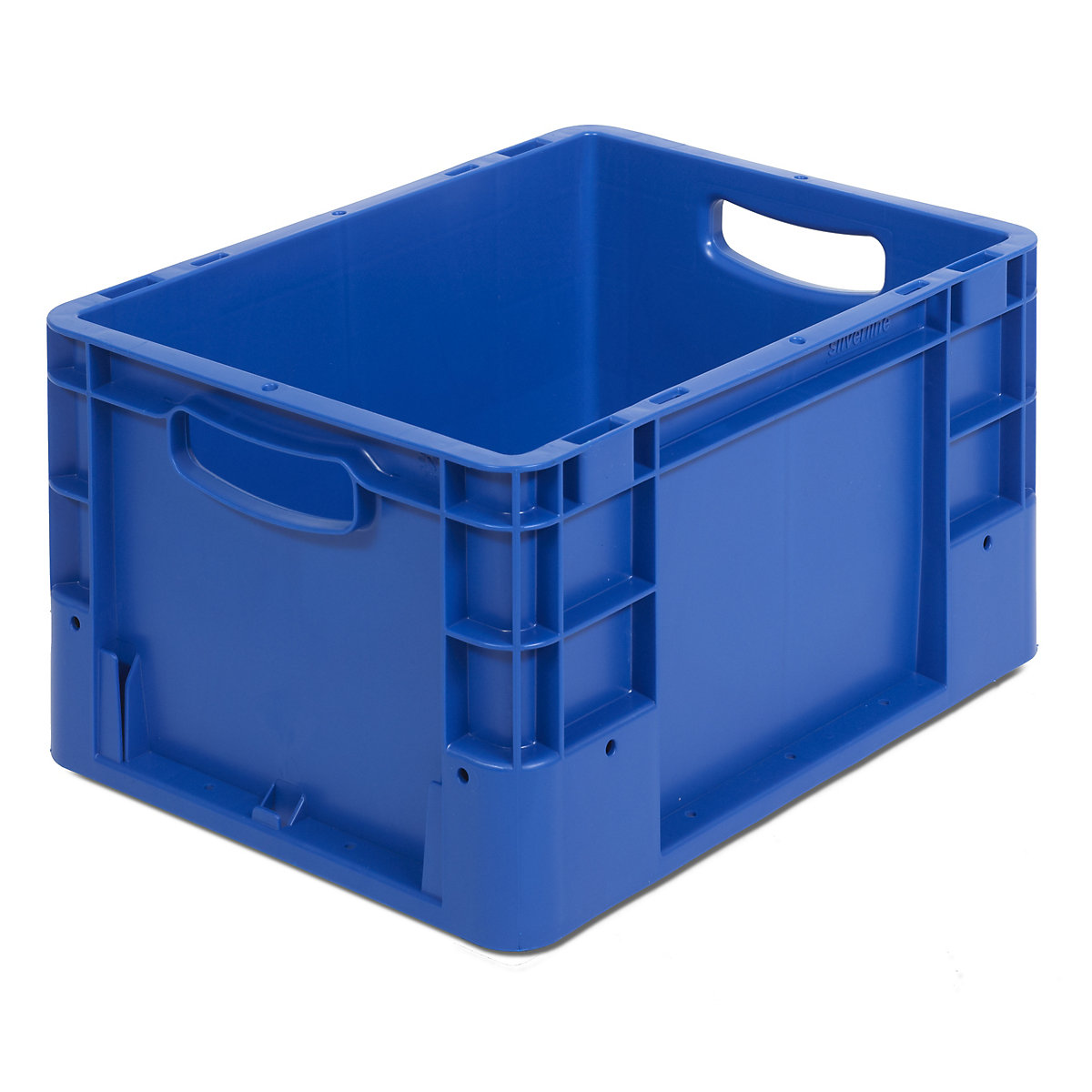 Industriebehälter, Inhalt 20 l, LxBxH 400 x 300 x 220 mm, VE 5 Stk, blau