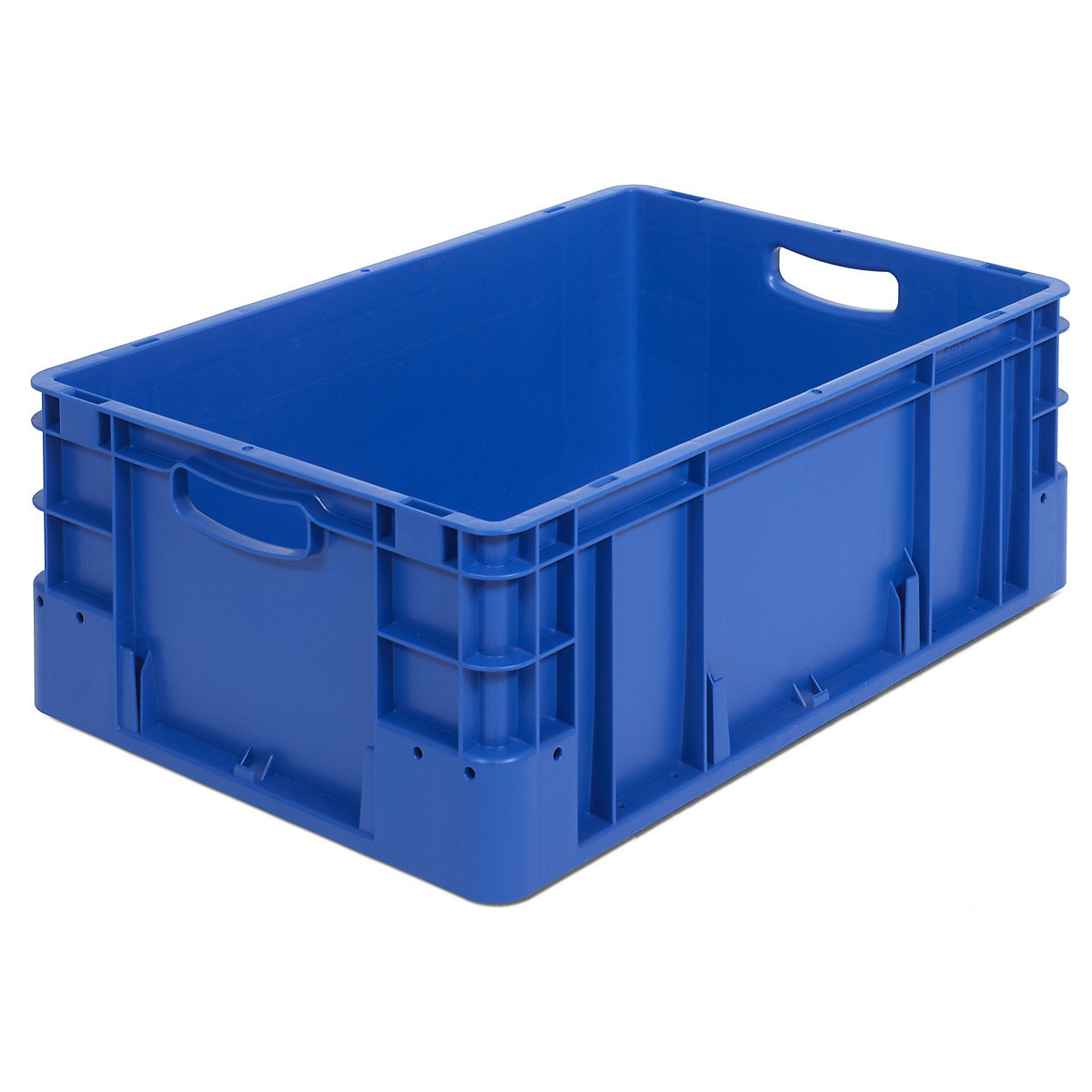Industriebehälter, Inhalt 40 l, LxBxH 600 x 400 x 220 mm, VE 4 Stk, blau