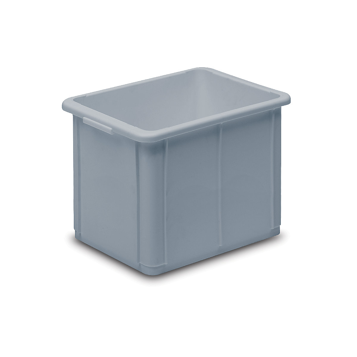 Stapelbehälter aus Polypropylen, Volumen 30 l, Außenmaße LxBxH 400 x 300 x 339 mm, grau, ab 10 Stk-3
