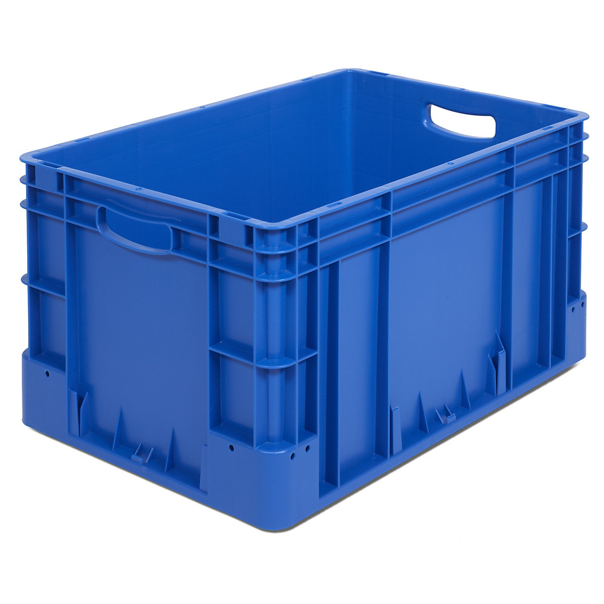 Industriebehälter, Inhalt 60 l, LxBxH 600 x 400 x 320 mm, VE 3 Stk, blau