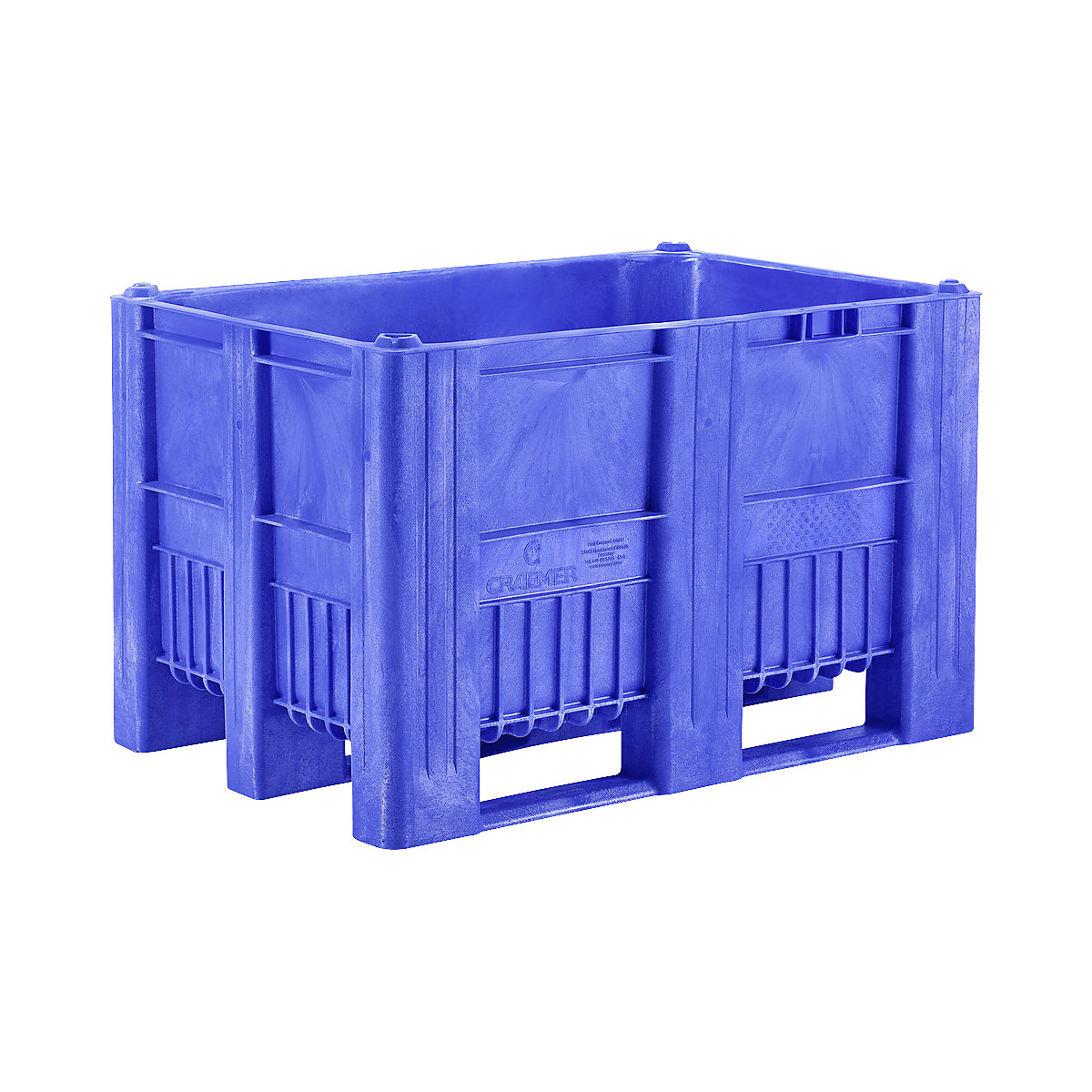 Palettenbox, Volumen 470 l, blau, ab 10 Stk-3