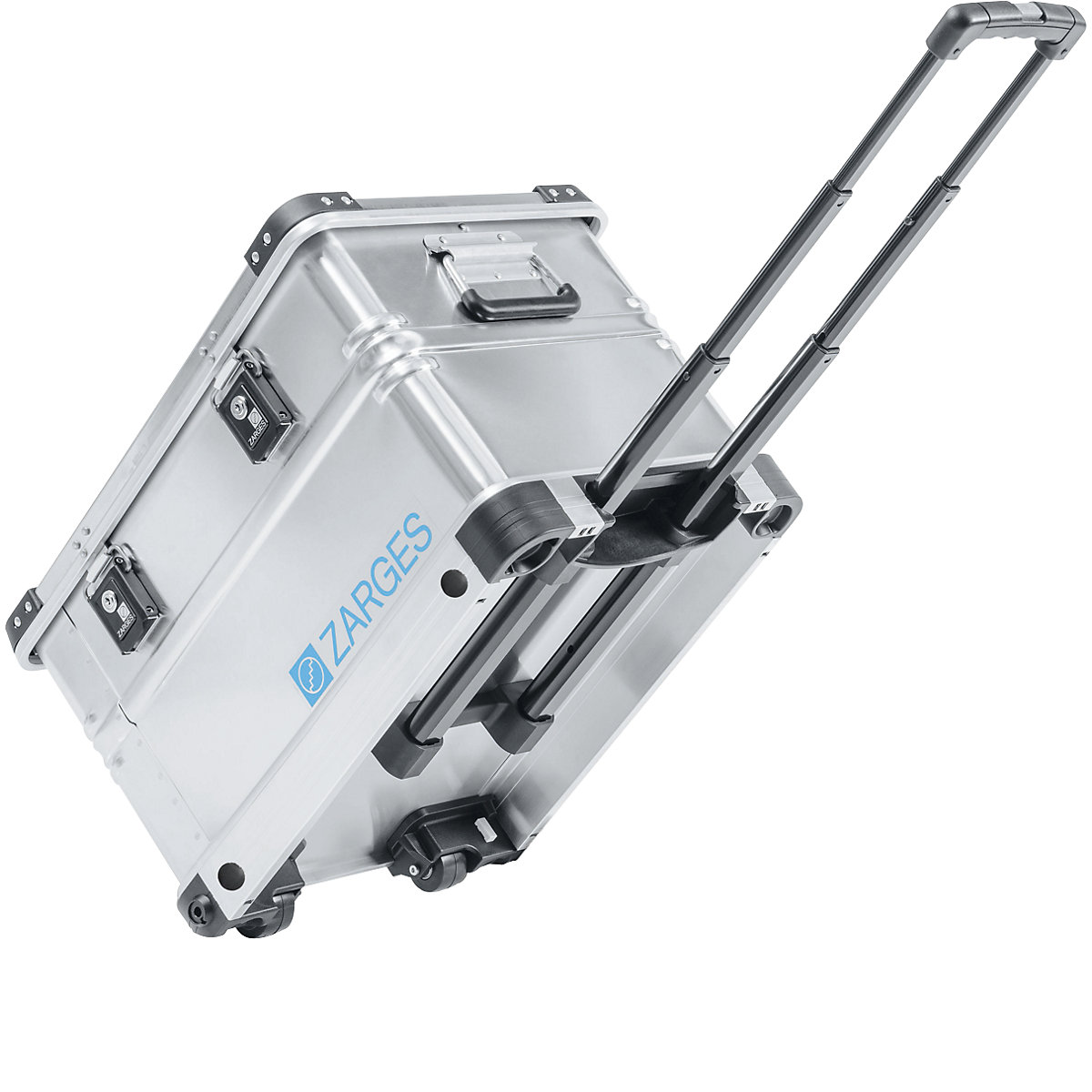 ZARGES Aluminium-Mobilbox, Inhalt 60 l, Außenmaß LxBxH 600 x 400 x 385 mm