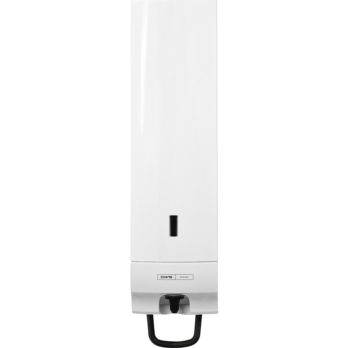 CWS – Dispensador de espuma de jabón ParadiseLine Foam Universal, universal de 1 l, con indicador de nivel de llenado y cerradura de cilindro, sin goteo