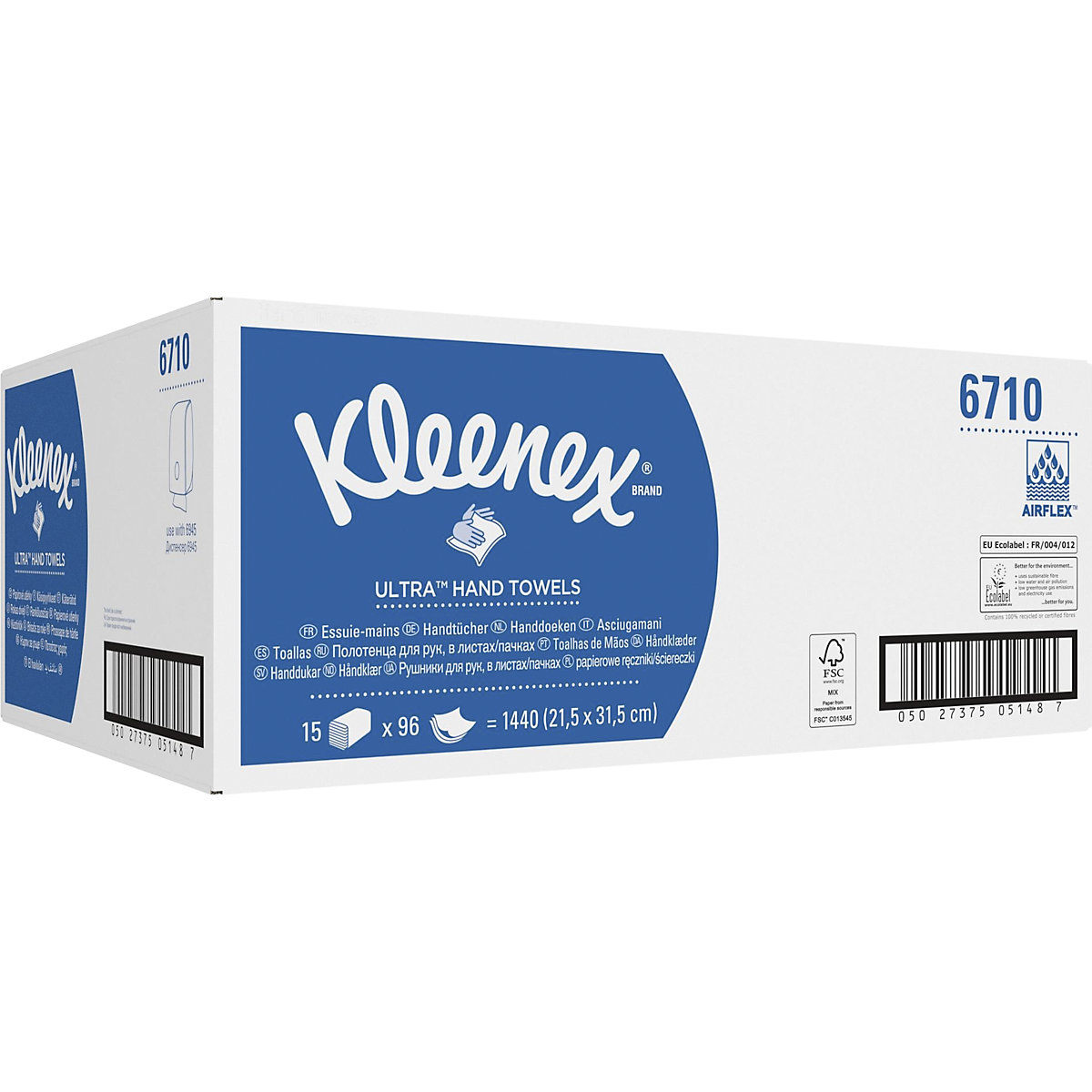 Toallas de papel plegables Kleenex con plegado en V &ndash; Kimberly-Clark